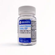 Graxcell Sodium Chloride Tablets 1g pack shot highlighting convenient electrolyte support on the go