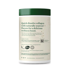 Great Lakes Wellness Collagen Peptides Vanilla dissolves easily in hot coffee or tea for a gentle boost.