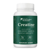 Great Lakes Wellness Creatine Monohydrate Capsules bottle front for daily strength support