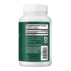 Great Lakes Wellness Creatine Monohydrate Capsules being poured for easy daily supplementation