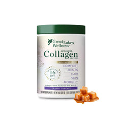 Great Lakes Wellness Movement Boost collagen powder tub ready for daily use