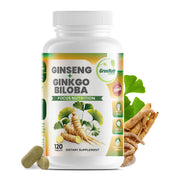 GreeNatr Ginkgo Biloba & Panax Ginseng tablets show memory and focus support