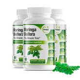 GreeNatr Pure Moringa bottle front highlights packaging and daily energy support.