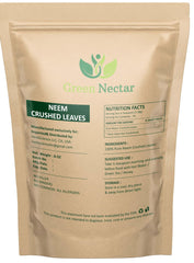 GREEN NECTAR Neem leaves in packaging, highlighting natural purity for tea.