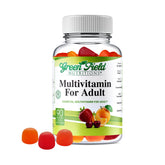 Greenfield Nutritions bottle-front showing gelatin-free halal gummies for daily energy