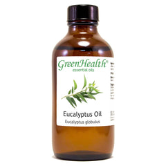 GreenHealth eucalyptus leaf closeup for diffusers and air freshness.