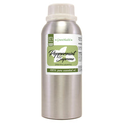 GreenHealth Peppermint Oil bottle 8oz ready for diffusers and DIY blends.