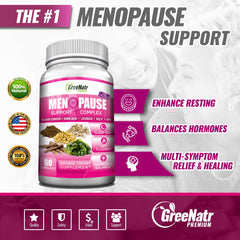 GreeNatr dong quai and Black Cohosh blend close-up for natural hormone support.