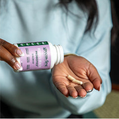 Greens First Women’s Health Probiotics MAKTrek delivery system graphic illustrating advanced delivery.