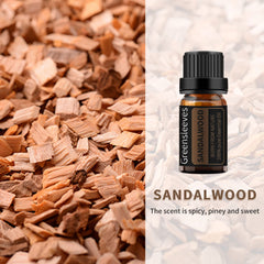 GREENSLEEVES diffuser scene with sandalwood and peppermint aroma.