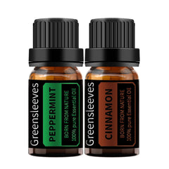 GREENSLEEVES diffuser scene with cinnamon and peppermint oils.