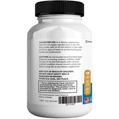 GREENVIFY Reticlear Max bottle side view showing 60 capsules for monthly use