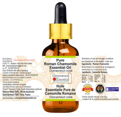 Greenwood Essential amber glass bottle preserves potency and purity of the oil.