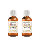 Greenwood Essential Anise oil bottle in amber glass preserves potency for skincare and fragrance.