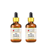 Greenwood Essential Black Spruce oil bottle pour for aromatic spaces