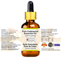 Greenwood Essential Cedarwood oil in diffuser for a calming ambience.