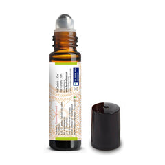 Greenwood Essential Immunity Booster application on wrist for quick, portable scent diffusion.