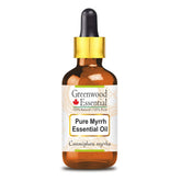 Greenwood Essential Myrrh bottle with dropper for precise dilution and aroma release.