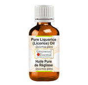 Greenwood Essential Pure Liquorice Oil in amber bottle for skin use