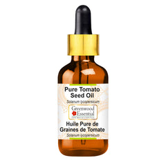 Greenwood Essential Tomato Seed Oil bottle for pure skincare and application