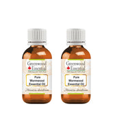Greenwood Essential Wormwood oil bottle 15ml two-pack, preserved in amber glass for potency