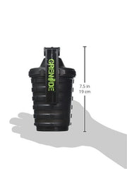 Grenade Shaker Bottle cap shows capsule storage for supplements.