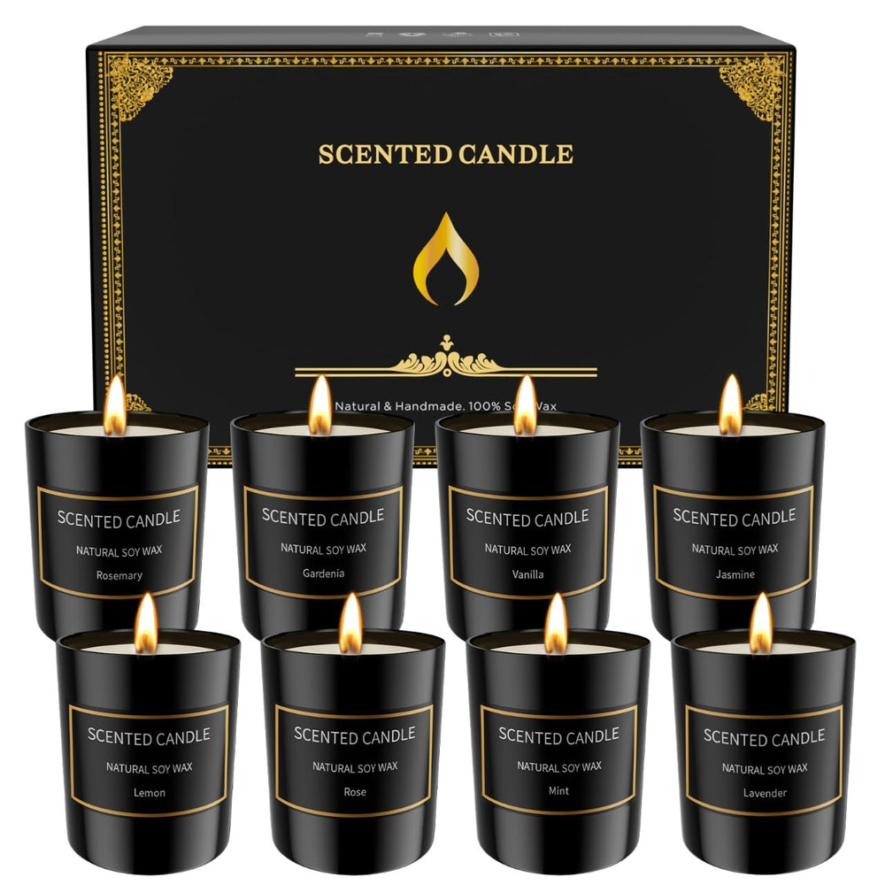 Grestar 8-pack lavender fragrance candle for calming evenings and focus