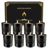 Grestar 8-pack lavender fragrance candle for calming evenings and focus