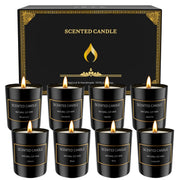 Grestar 8-pack lavender fragrance candle for calming evenings and focus