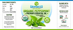 Grimweed Apothecary peppermint oil dropper enables precise, quick aromatherapy use.