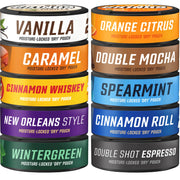 Grinds Coffee Pouches front view of Try Em All 10 Can Pack for convenient on-the-go energy