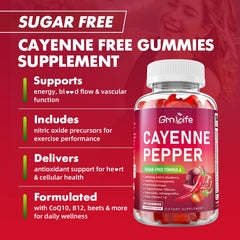 GrnLife Cayenne Beet Root Gummies ingredients feature beets and hawthorn for polyphenol-rich flavor.