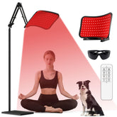GrnSprX red light therapy for face and body with 660nm-850nm wavelengths for relaxation and skin vitality