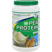 Growing Naturals Pea Protein Original 2lb tub for shakes and bowls, vegan and gluten-free
