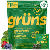 Grüns gummies bottle front for daily wellness