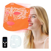 GUFOYE red light face mask with 850nm light for at-home facial care sessions.