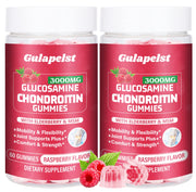 Gulapelst 2-pack bottle pouring gummies to suggest joint support and convenience.