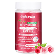 Gulapelst glucosamine chondroitin gummies bottle promoting joint support.