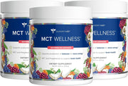 Gundry MD MCT Wellness Powder tub with Watermelon Lemonade for refreshing energy support.