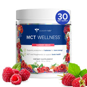 Gundry MD MCT Wellness Raspberry Medley bottle for energy-support powder.