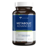 Gundry MD Metabolic Advanced bottle front highlights metabolism-supporting formula.