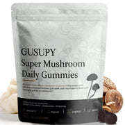 GUSUPY Lions Mane Gummies in bottle for convenient daily brain support.