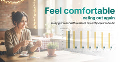 Gut Shields dosage schedule illustrating flexible intake options