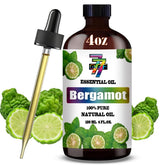 GV77ZF Bergamot oil bottle 4 oz ready for diffusion and DIY blends