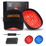 GWODE Laser Cap with dome coverage delivers targeted light therapy across the scalp.