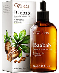 Gya Labs Baobab Oil bottle for skin nourishment and DIY blends.