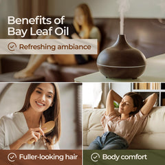 Gya Labs bay leaf oil applied with carrier oil for skin care