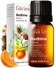 Gya Labs Bedtime Blend in diffuser creating a tranquil room ambience