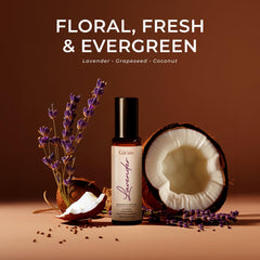 Gya Labs Lavender Roll-On travel size ideal for camping and daily use.