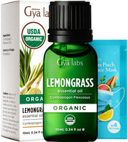 Gya Labs lemongrass essential oil bottle ready for diffusion and DIY blends.